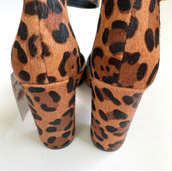 NWT Express Cheetah Ankle Strap Sandals - Picture 5 of 13
